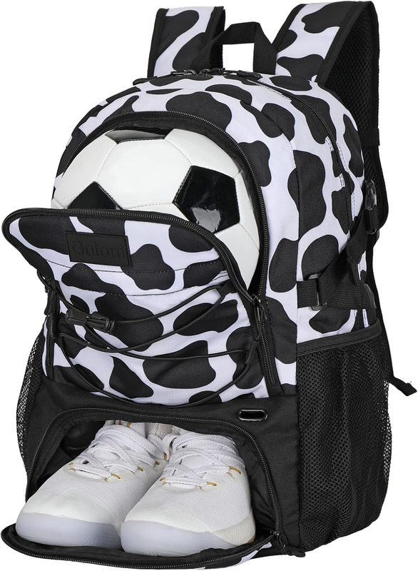 Soccer Basketball Backpack w/ Ball & Shoe Compartment Sports Travel Bag11