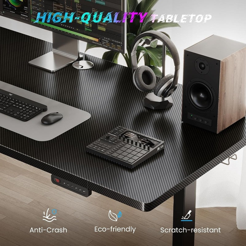 Electric Standing Desk 48"x24" Adjustable Sit Table w/ Cable & 3 Memory Preset6
