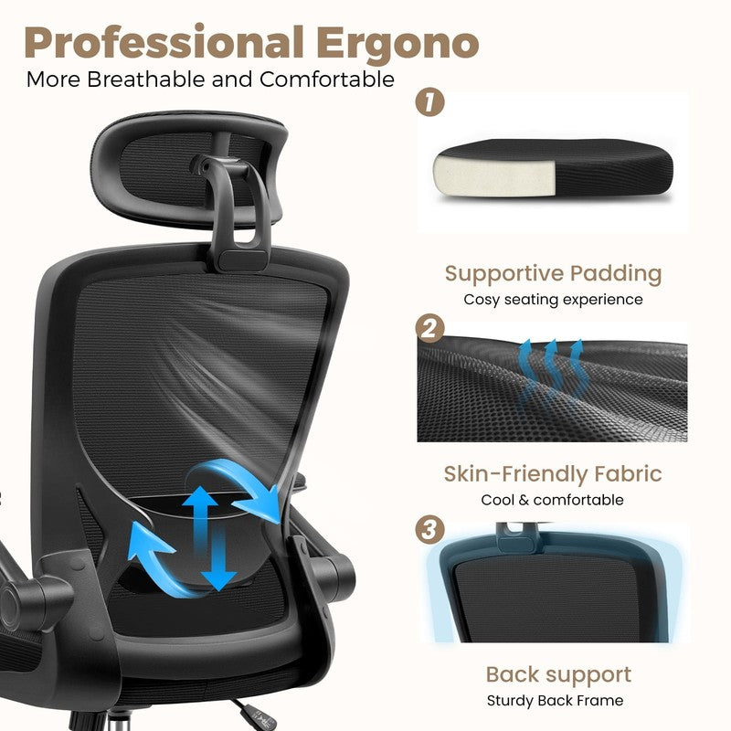 Office Chair Ergonomic Desk Chair, High Back Gaming Chair, Big and Tall Reclinin4