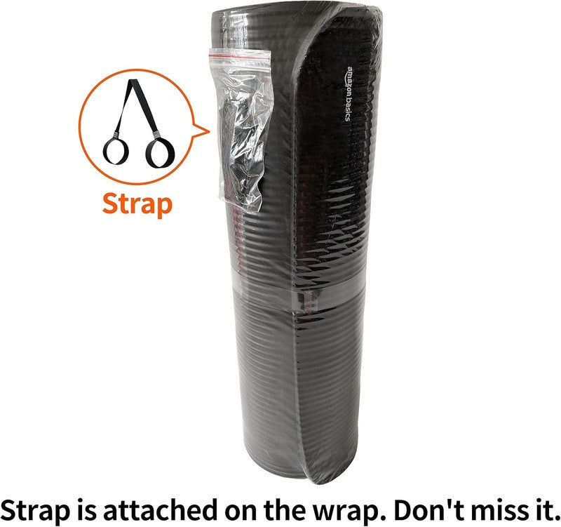 Extra Thick Exercise Yoga Mat with Carrying Strap7