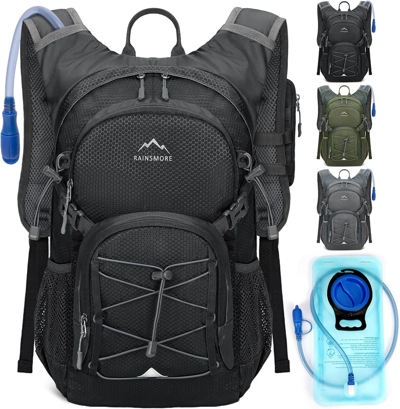 Hydration Backpack with Water Bladder, 18L Lightweight Hiking Backpack for Women9