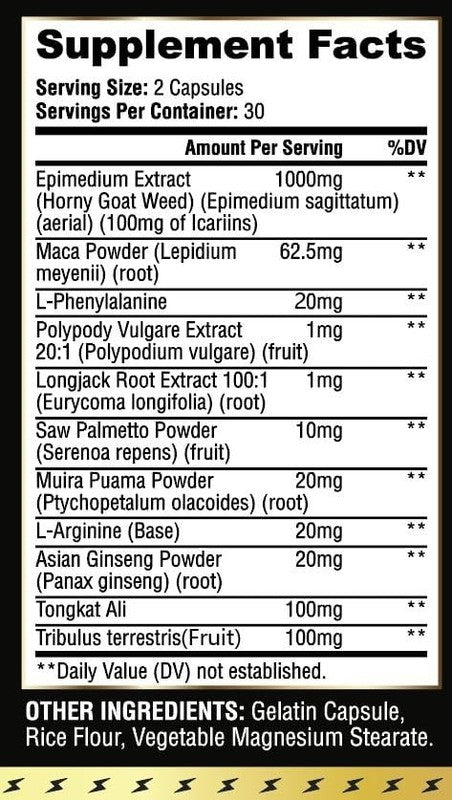 Ultra Strength Testosterone Booster for Men - Enhance Libido & Performance3