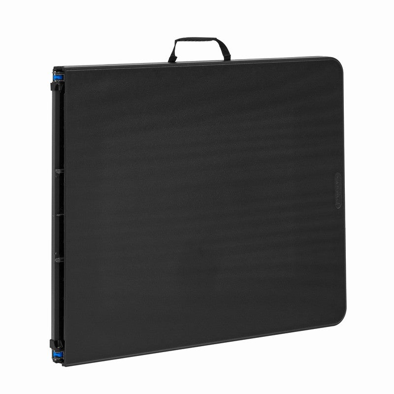 6 Foot Fold-in-Half Plastic Table Indoor Outdoor Scratch Resistant Black5