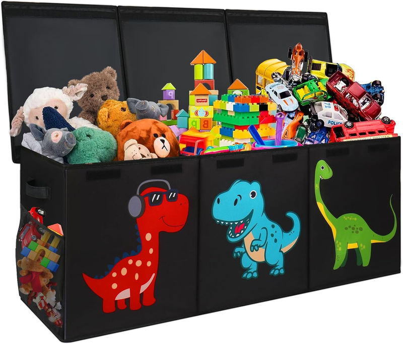 Extra Large Toy Box Chest Collapsible Dinosaur Storage Bin Kids Organizer9