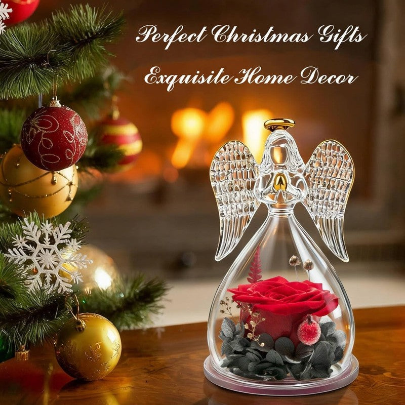 Christmas Rose Gifts for Women, Preserved Flower Birthday Gifts for Mom Grandma,1