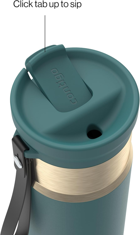 Snapseal 24oz Stainless Steel Vacuum Insulated Lid Straw BPA Free Carry Strap1