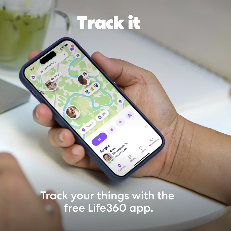 Bluetooth Tracker Tile Key Finder Item Locator iOS Android Green Surf5