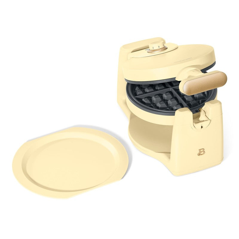 Rotating Belgian Waffle Maker, Buttercream by Drew Barrymore10