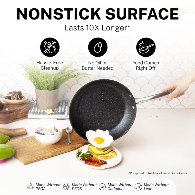 20-Piece Nonstick Pots & Pans Cookware Set – Oven Safe Kitchen Set with Utensils2