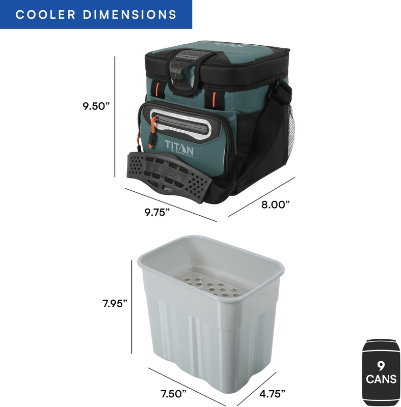 Deep Freeze Zipperless Hardbody Cooler with Insulation & SmartShelf6