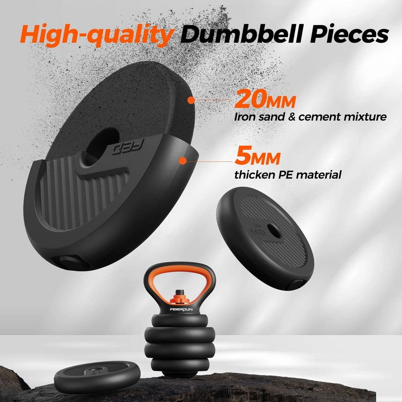 Adjustable Dumbbells,70Lbs Free Weight Set with Connector,5 In1 Dumbbells Set as3