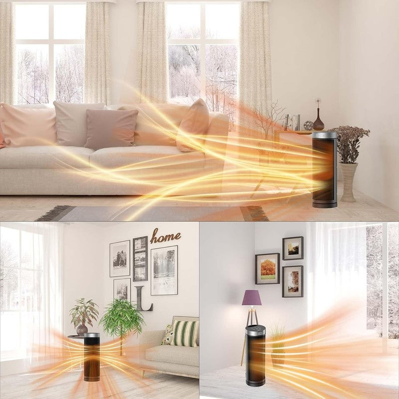 Portable Ceramic Space Heater w/ Remote, 3 Modes, Overheat & Tip Over Safety4