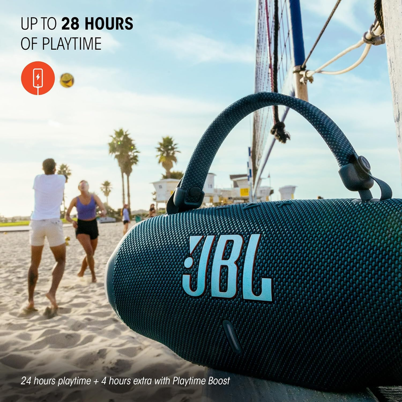 Bluetooth Speaker Portable Waterproof 28H AI Sound Boost Power Bank Black4