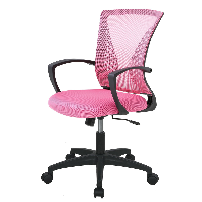 Ergonomic Office Chair, Lumbar Support, Adjustable Height with Armrests for Adul0