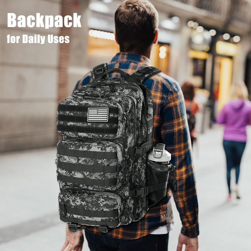 50L Tactical Military Backpack Army Assault Pack Bug Out Bag Water Resistant5
