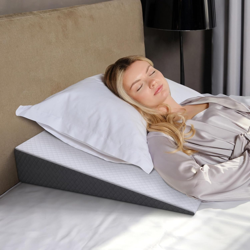 Bed Wedge Pillow for Sleep Apnea, FSA Eligible Acid Reflux, and Back Pain Relief10