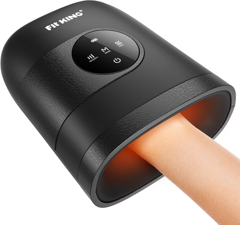 Hand Massager w/ Heat Cordless Portable Arthritis Carpal Tunnel Relief7