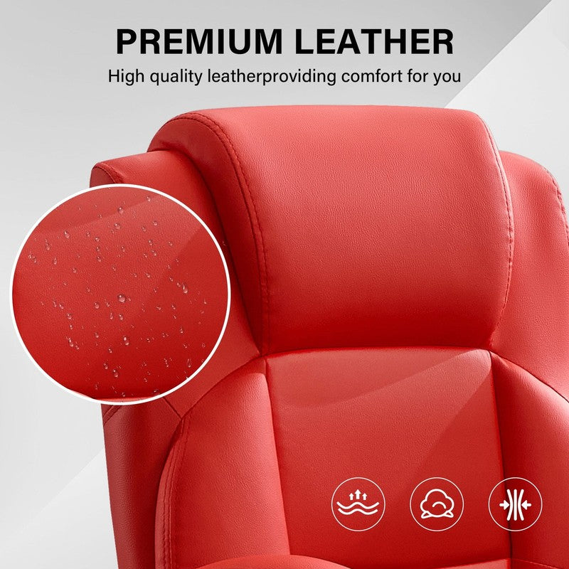 Leather Office Chair, Big and Tall Office Chair 400LBS Wide Seat Ergonomic Compu9
