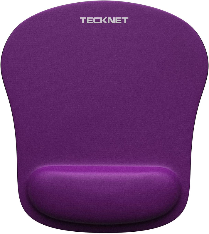 Mouse Pad with Wrist Support Ergonomic Non-Slip Waterproof Purple9