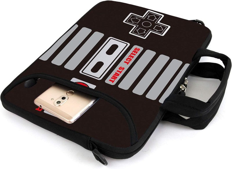 15.6 Laptop Sleeve Case Games Shoulder Strap Handle Accessory Pocket4