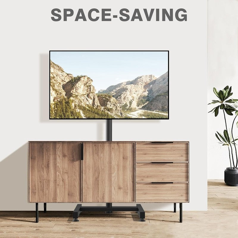 TV Floor Stand for 13–50" LCD LED Flat/Curved TVs, Height Adjustable Mount8