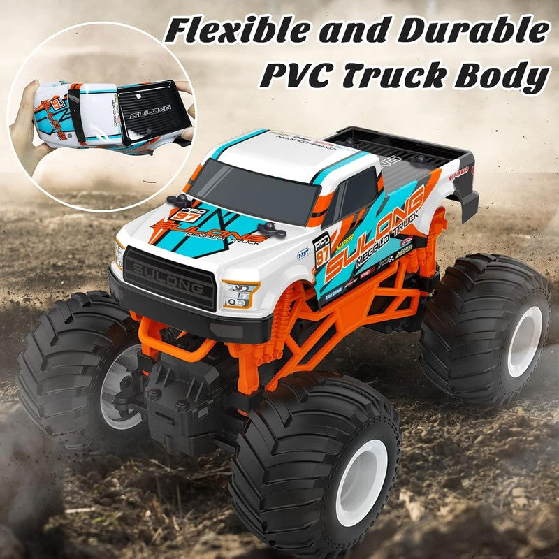 Remote Control Car, 1:16 Scale RC Monster Truck for Boys, 2.4 Ghz All Terrain RC3