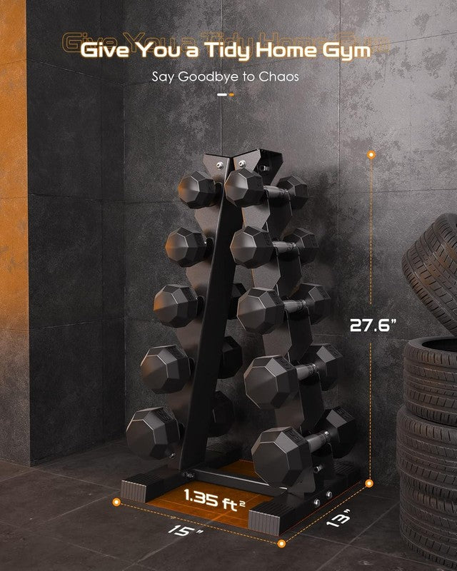 Dumbbell Rack Stand Only A Frame Home Gym Compact 480/800Lb Space Saver5