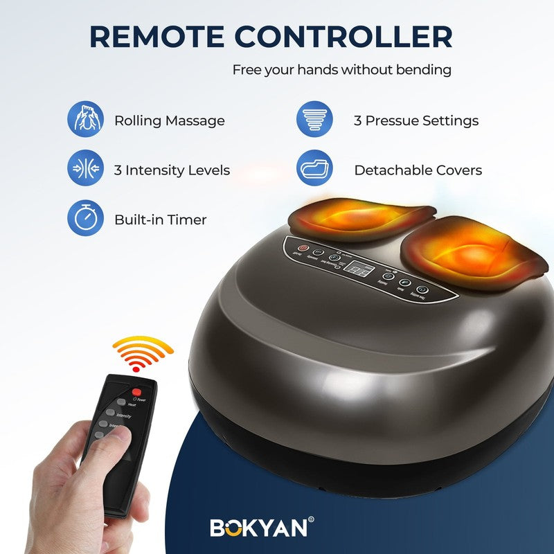 Shiatsu Foot Massager, Foot Spa for Comfort and Relief, Big, Gift, Black1