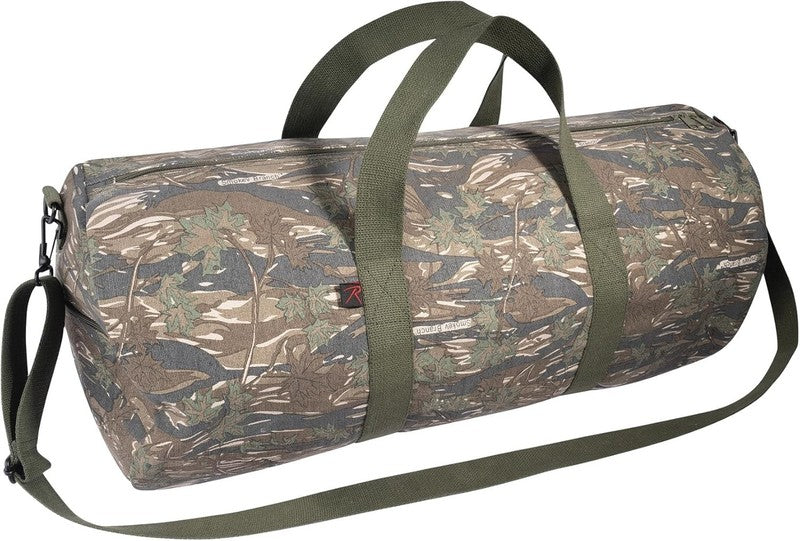 Heavy-Duty Canvas Shoulder Duffle Bag - Rugged Travel Gym Gear Equipment Bag8