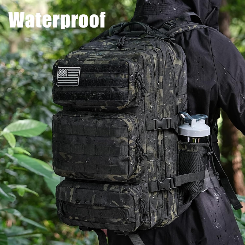 50L Tactical Military Backpack Army Assault Pack Bug Out Bag Water Resistant1