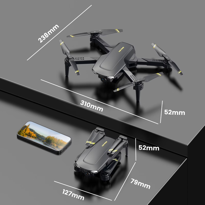 Drone for Kids Adults,  WF11 1080P HD Camera Drones with FPV Transmission Mini F3