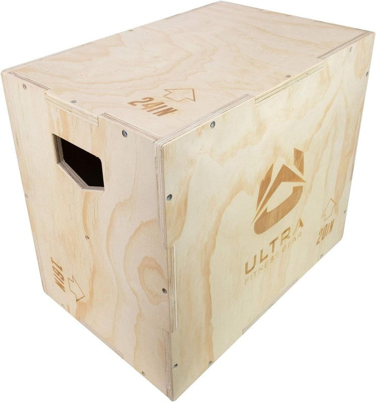 Wooden Plyo Box 31in Large Plyometric Jump Training Step-Up Squat Workout6