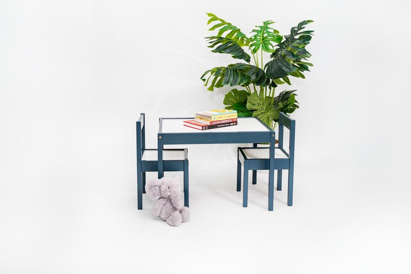 Child 3-Piece Table and Chairs Set, in Orion Blue Age Group 1 to 5 Years Old6