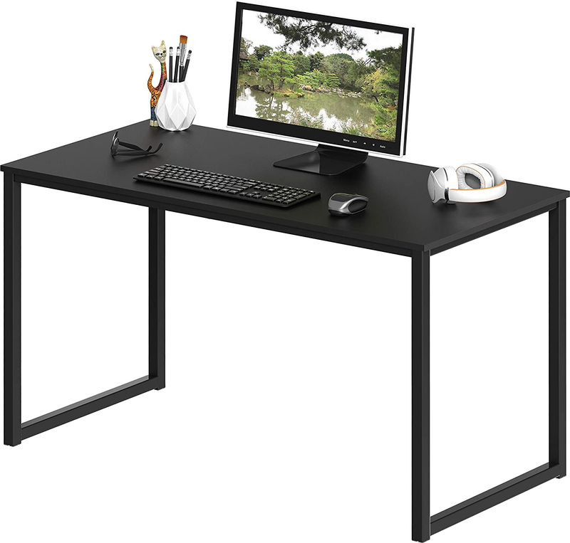 Stylish 40-Inch Black Home Office Computer Desk for Modern Workspaces8