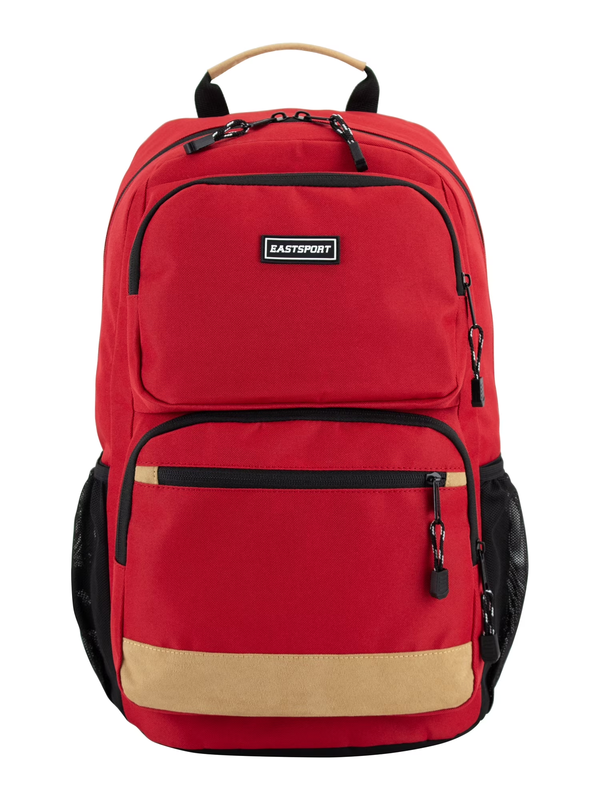 Unisex Aurora Core 17" Backpack Laptop School Bag Crimson Red11