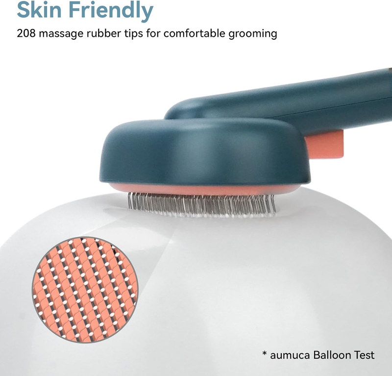 Self Cleaning Brush Deshedding Hair Remover Long Short Hair Pets Friendly Brush2