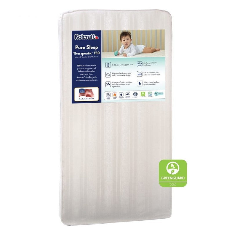 Pure Sleep Therapeutic 150 Baby Crib/Toddler Mattress1