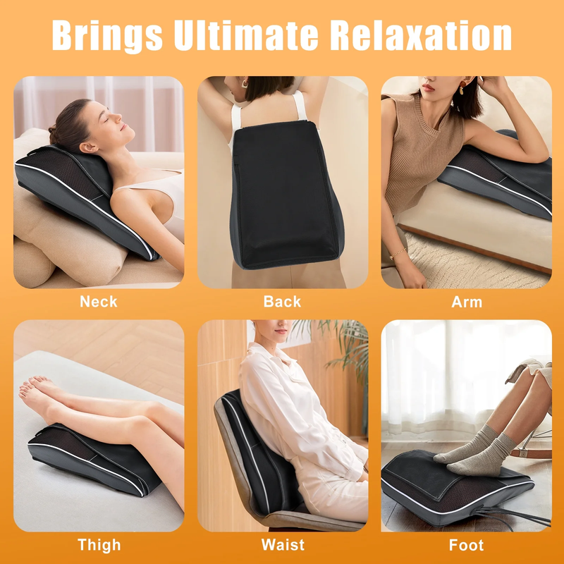 Shiatsu Neck and Back Massager with Heat,Neck Massager for Pain Relief Deep Tiss7