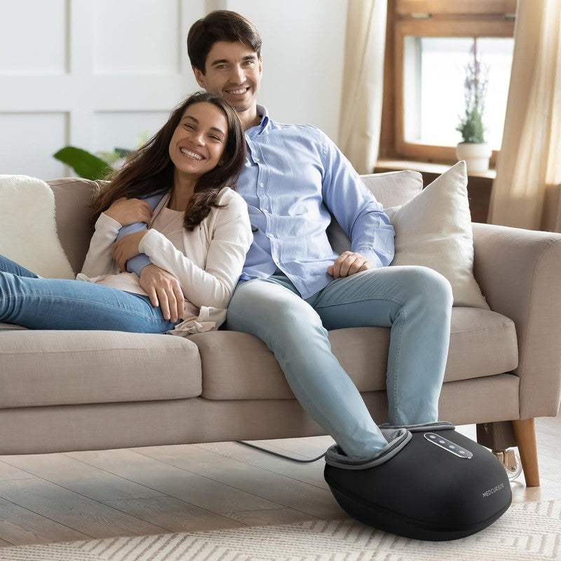 Shiatsu Foot Massager w/ Heat Deep Kneading Pain Relief Fits 13"8