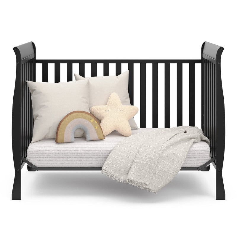 Maxwell 3-In-1 Convertible Baby Crib, Black2