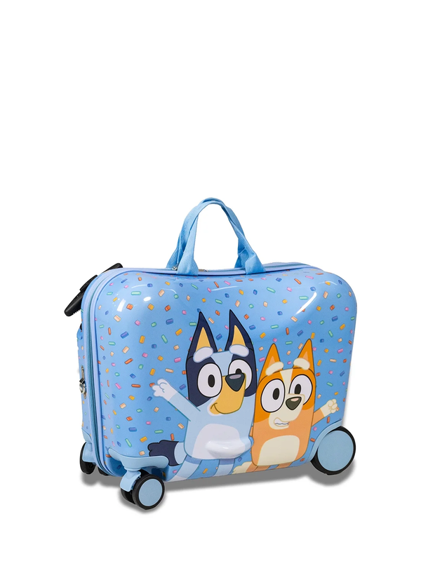 Kid'S  Bluey Bingo Character Ride on Scooter Hardside Luggage for Boys and Girls2
