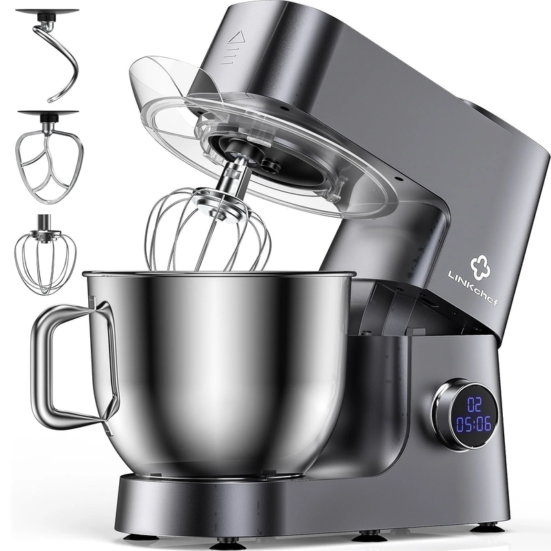 7.4QT Stand Mixer 800W 12 Speed Kitchen Electric Mixer Dough Hook Whisk Beater8