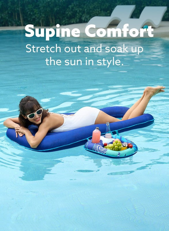 Pool Lounger Float for Adult, Inflatable Pool Floats Lounger Raft Floaties Water1