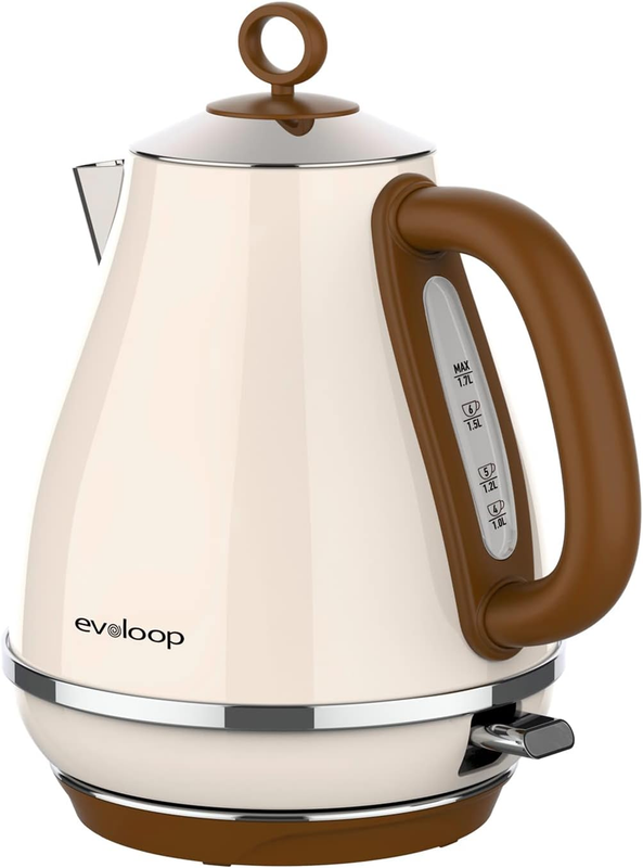 Electric Kettle 1.7L 1500W Stainless Steel BPA Free Auto Shut Off Boil Dry Safe0