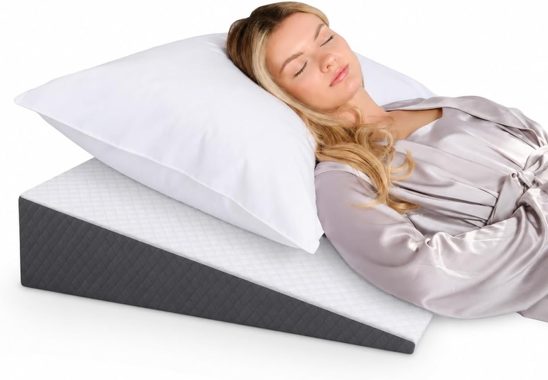 Bed Wedge Pillow for Sleep Apnea, FSA Eligible Acid Reflux, and Back Pain Relief7