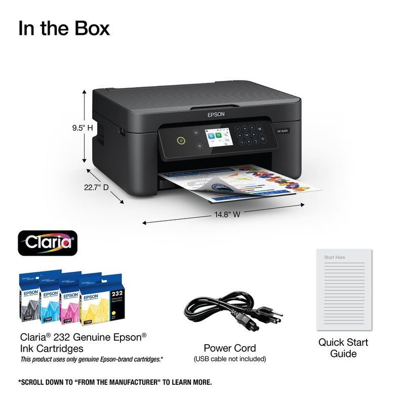 Wireless Color Printer with Scanner & Copier – Auto 2-Sided Printing, XP-42054