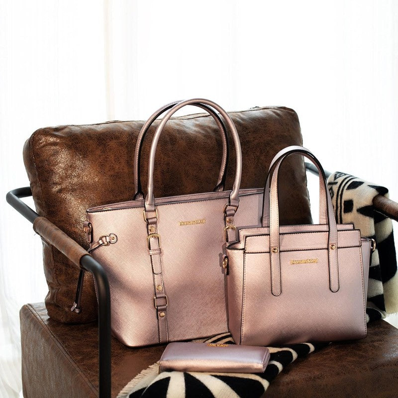 3PCS Purses for Women Tote Bag and Wallet Set Shoulder Satchel Handbags1