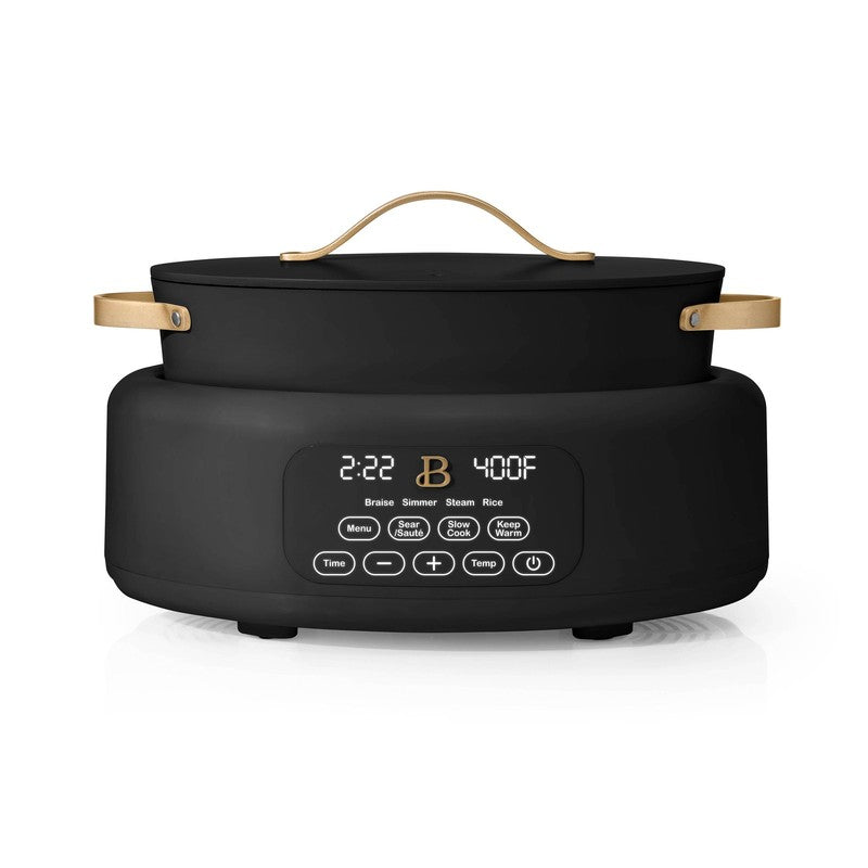 10 in 1, 6 Qt Electric Multi Cooker, Black Sesame by Drew Barrymore0