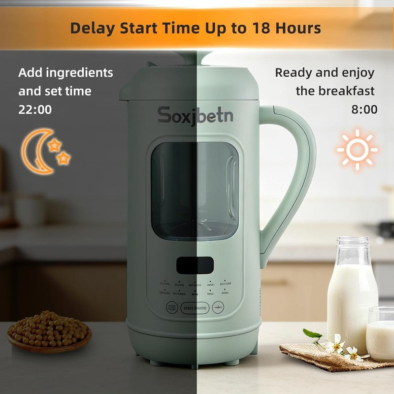 Nut Milk Maker & Multi Function Blender   1L Large Capacity, Self Cleaning, for 4