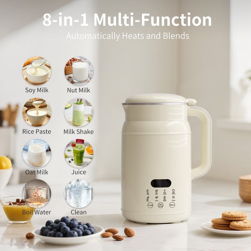 Nut Milk Maker 8-In-1, 32Oz Soy, Almond, Oat, Coconut Milk Machine, Automatic Pl3